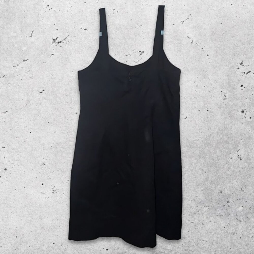 J.Crew Dress‎ Sleeveless Soft Breathable Airy Cotton Textured Black Women's P2